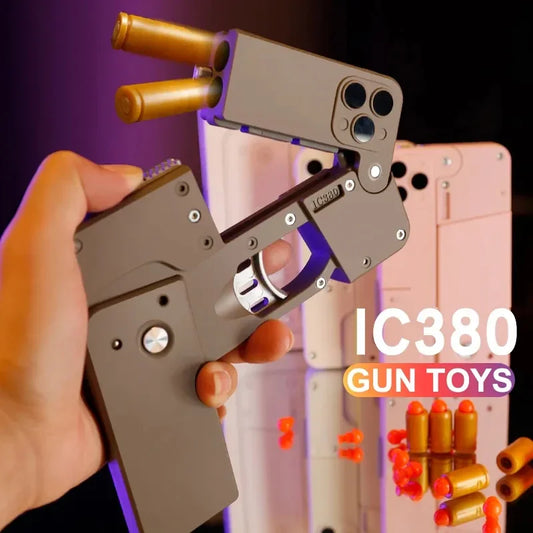 Folding phone prank gun